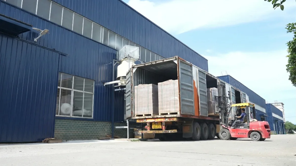 Direct foreign trade export — finished goods ready for shipment