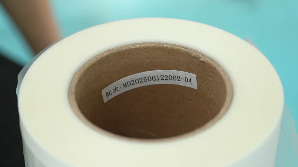 Jinlong DTF Film Manufacturing Process step 09: Batch Number Management