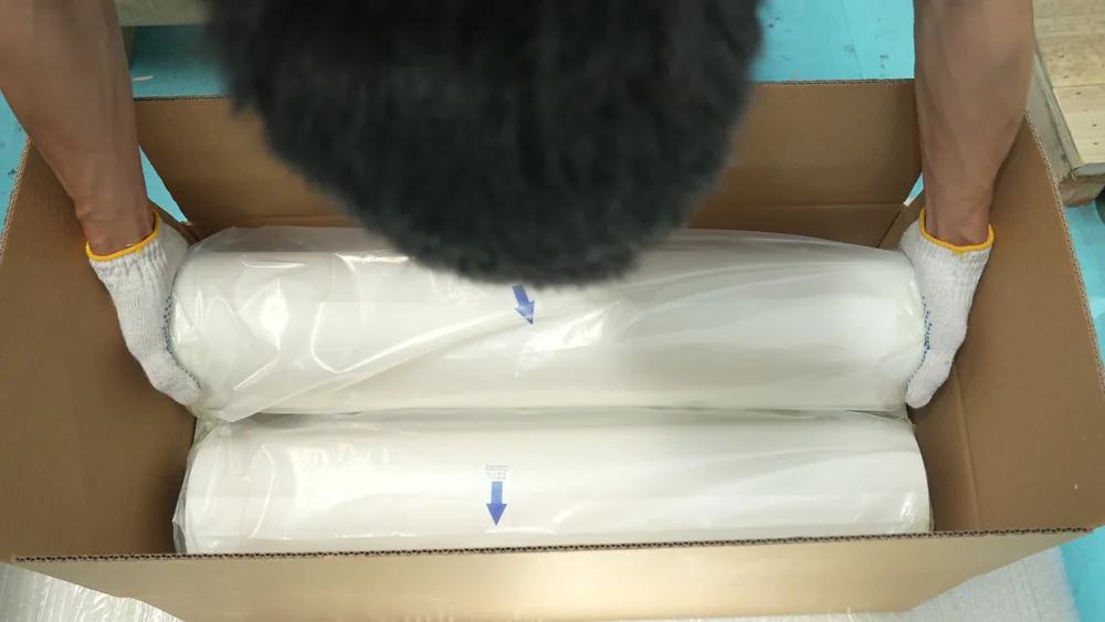 Jinlong DTF Film Manufacturing Process step 10: Packing