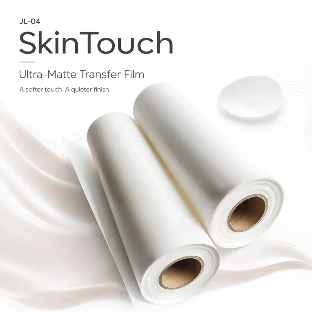 JL-04 SkinTouch Ultra-Matte DTF Transfer Film