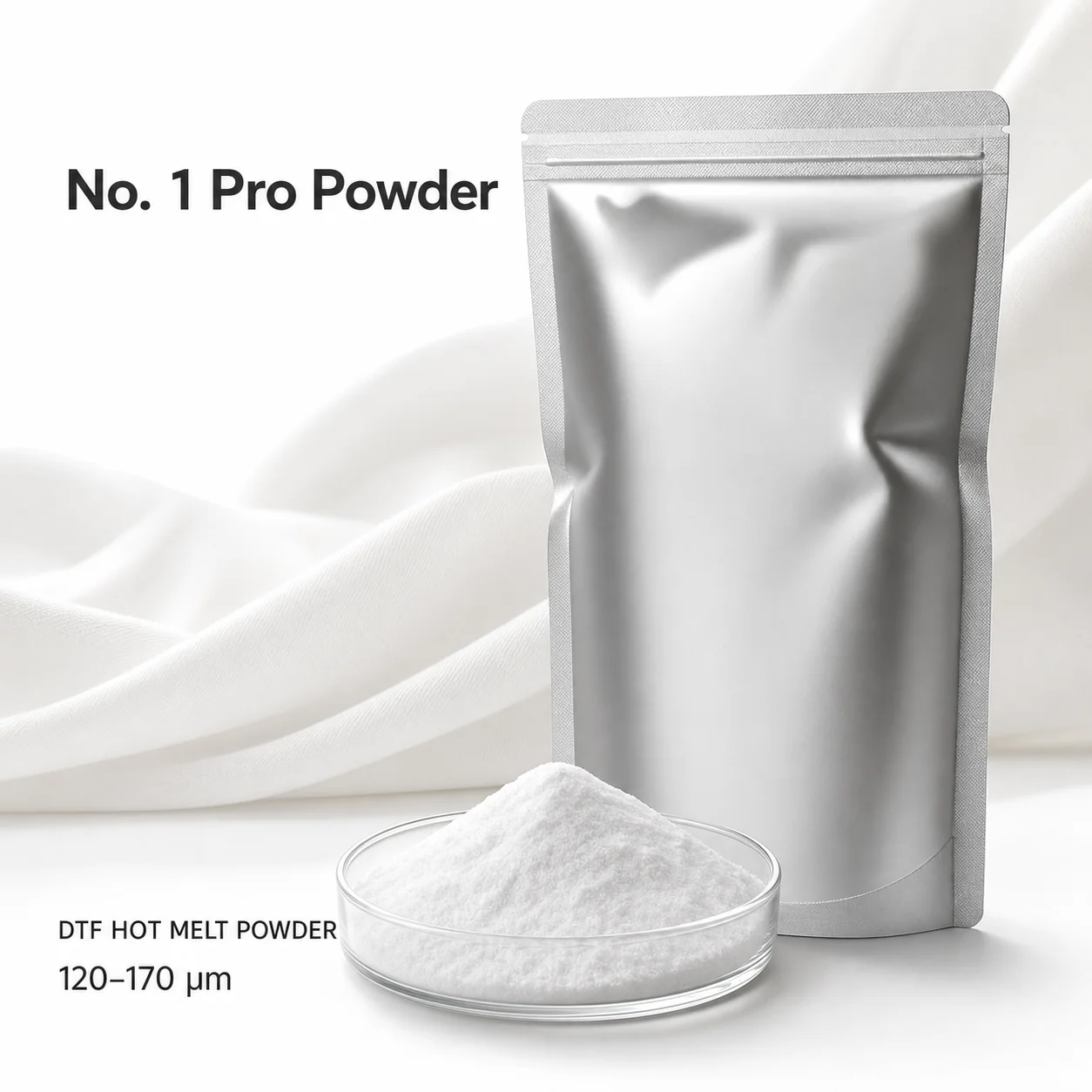 Jinlong No. 1 Pro white DTF hot melt powder 120 to 170 micron