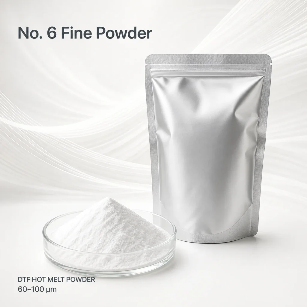 No. 6 Ultra-Fine White DTF TPU Hot Melt Powder
